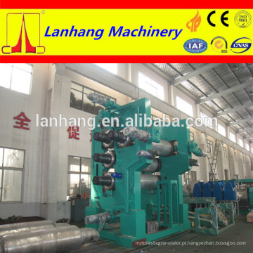 Máquina de calandragem de 4 rolos para produção ampla de produtos